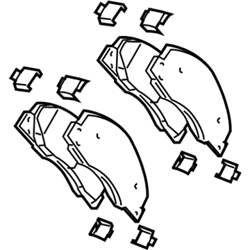 Ram 68049148AA Brake Pads