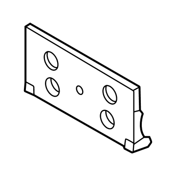 Dodge 68622465AA License Bracket