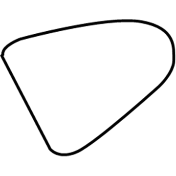 Dodge 5191236AC Quarter Glass