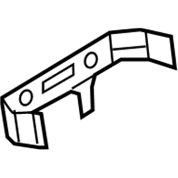 Ram 55365121AD Console Base Rear Bracket