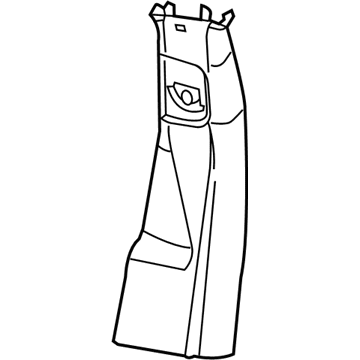 Dodge 5NP04DX9AG Center Pillar Trim