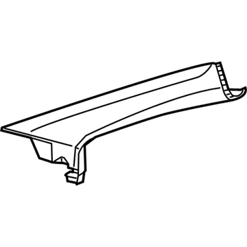 Dodge 1SW42HDAAD Windshield Pillar Trim
