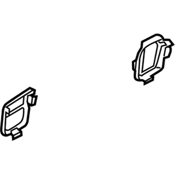 Dodge 1VF34DX9AD Rear Carpet Access Panel