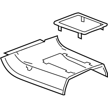 Chrysler 1AG37XDVAB Center Bezel