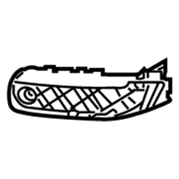 Dodge 68227825AA Bumper Cover Upper Bracket