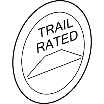 Jeep 55157317AB Medallion