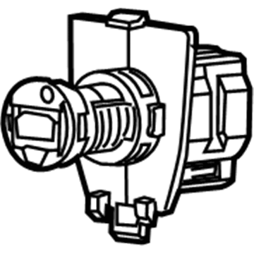 Dodge Dart Door Lock Cylinder - 68237148AA