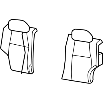 Jeep 1JH061DVAA Seat Back Assembly