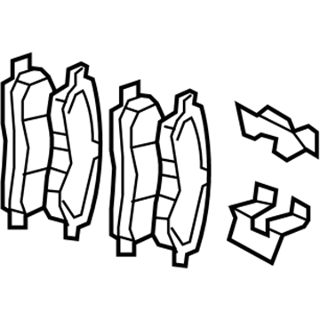 Dodge 68574695AA Brake Pads