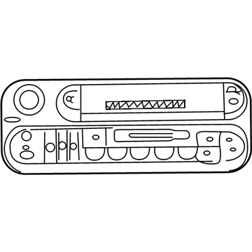 Dodge 5064335AJ Radio