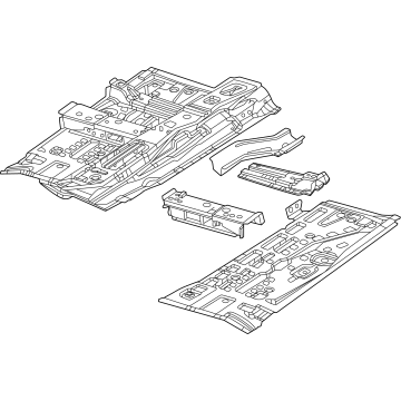 Dodge 68618667AA Floor Pan Assembly