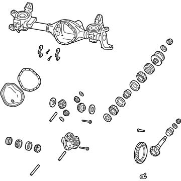 Dodge 5086677AA Axle Assembly
