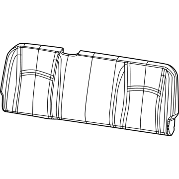 Mopar 7UU16LA8AA Cover - Rear Seat Back