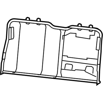 Ram 68092040AA Seat Back Frame