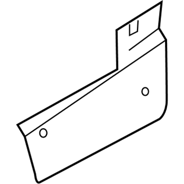 Chrysler 5023784AB Quarter Trim Panel Bracket