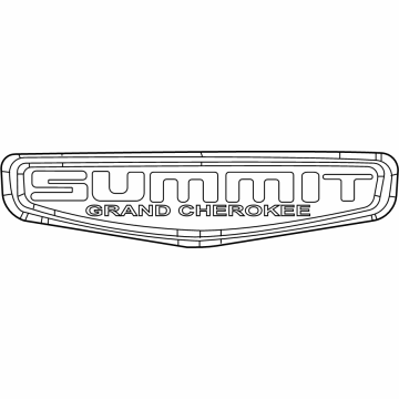Jeep 68533672AA Nameplate