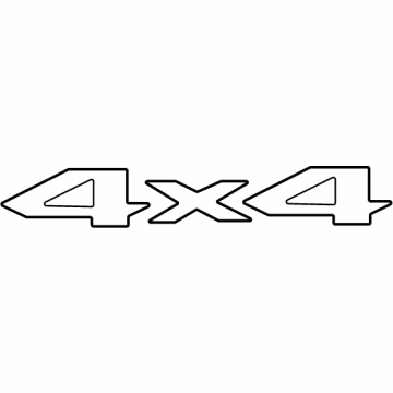 Jeep 68464877AA Nameplate