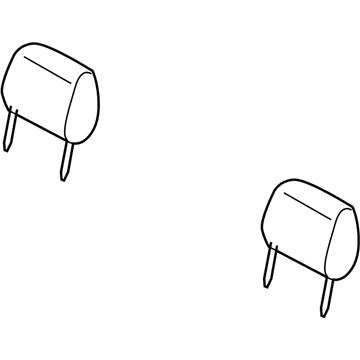 Mopar 1FL811J3AA Headrest, Front