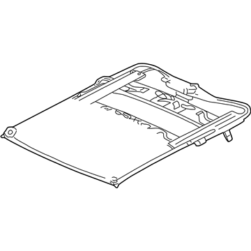 Chrysler 5080126AB Sunroof Assembly