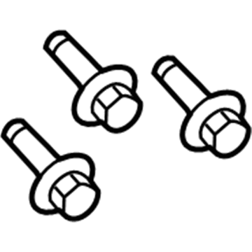 Dodge 6104368AA Lower Column Cover Screw