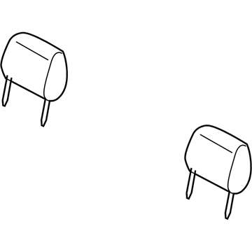 Dodge 1DL461D5AA Headrest