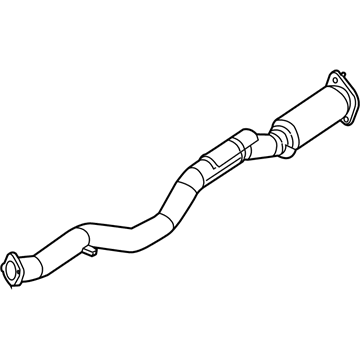 Chrysler 200 Exhaust Pipe - 68110126AG