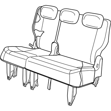 Dodge 1CF561DSAA Seat Assembly