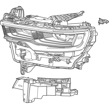 2025 Ram 1500 Headlight - 68530385AD