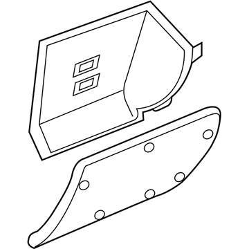 Chrysler RB331DVAD Glove Box