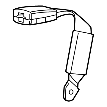 Mopar 6AC54TX7AD Center Buckle, Rear