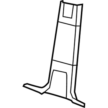 Mopar 1DX57XDVAB Lower Center Pillar Trim, Gray, Driver Side Mopar 1DX57XDVAB Lower Center Pillar Trim, Gray, Driver Side