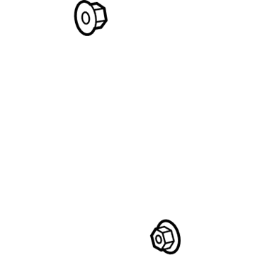 Jeep 6513132AA Lower Control Arm Nut