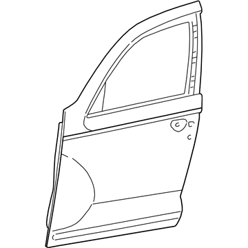 Chrysler 5066966AC Door Shell