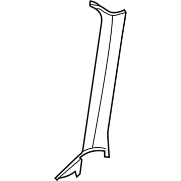 Dodge UM02BDXAG Windshield Pillar Trim