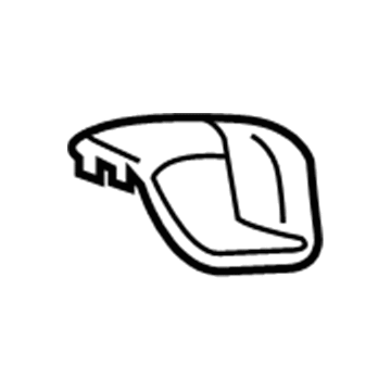 Jeep 6QY87TX7AA Release Cable Bezel