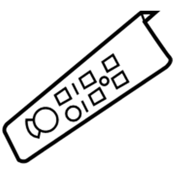 Dodge 5HS83BD1AG Lock Bezel