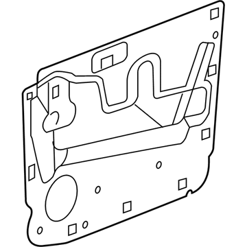Dodge 55362140AF Water Shield