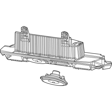 Dodge 68728966AA Speaker Box