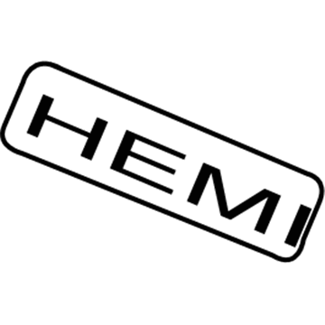 Dodge 55077830AA Nameplate