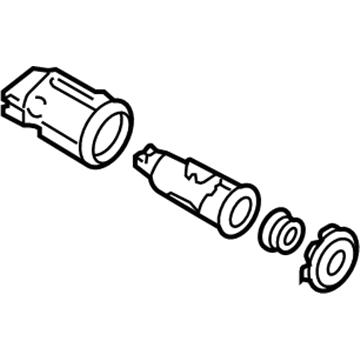 Mopar 5019603AA Lock & Cylinder, Rear