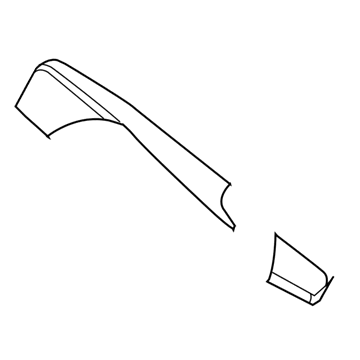 Dodge 1HW091D5AA Seat Belt Cover