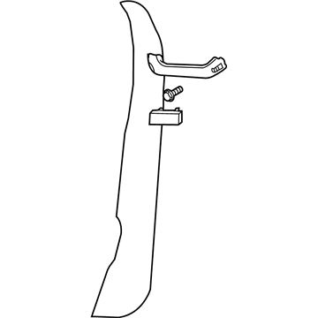 Mopar UE431D5AA Seat Back Panel, Gray, Front Mopar UE431D5AA Seat Back Panel, Gray, Front