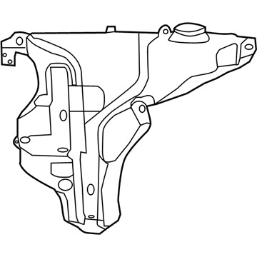 Dodge Charger Washer Reservoir - 68125524AA