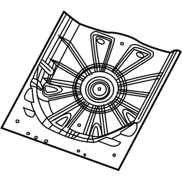 Jeep 68357423AA Rear Floor Pan