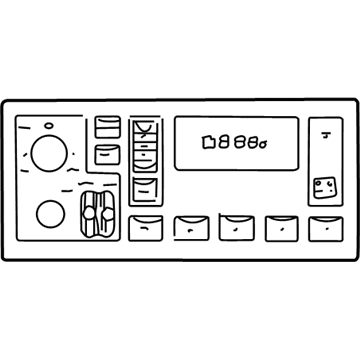 Dodge 4858556AD Radio - AM/FM Cassette