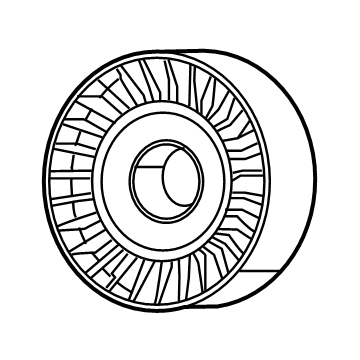 Jeep 68459077AA Idler Pulley