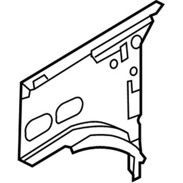 Mopar 55359682AB Extension Panel, Front Passenger Side