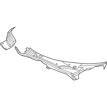 Dodge 5NV04RXFAE Cowl Grille