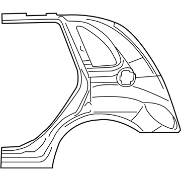 Chrysler 5066400AD Quarter Panel