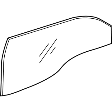 Dodge 68068666AD Door Glass